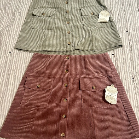 Altar'd State Dresses & Skirts - Altar'd State Corduroy Skirt Bundle